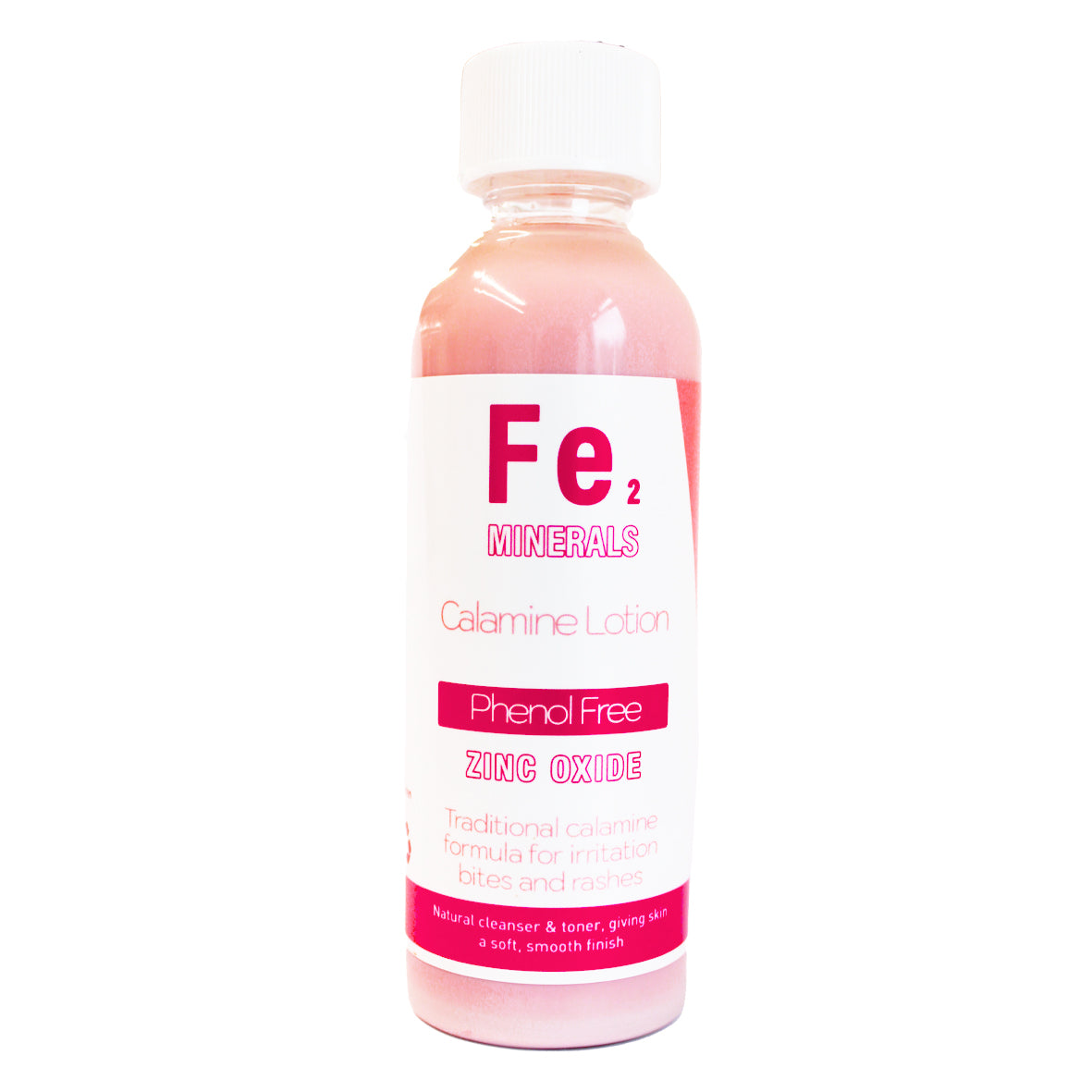 Fe2 Minerals Traditional Calamine Lotion 100ml | Phenol Free