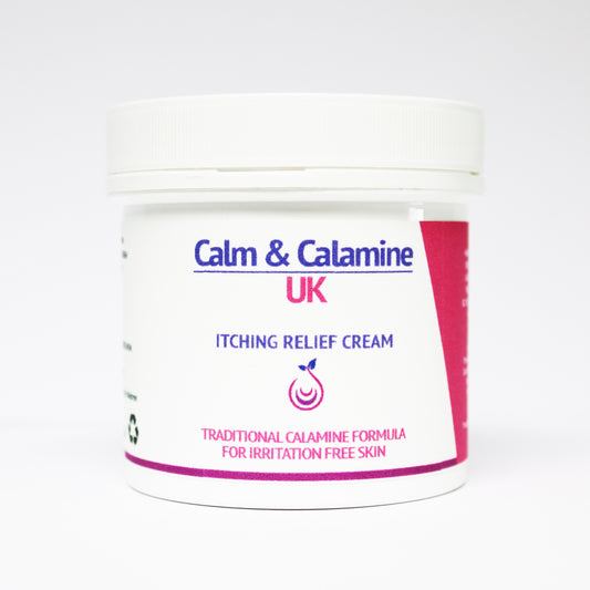 Calm & Calamine | Traditional Calamine Itch Cream & Skin Relief for Irritated Skin 200g