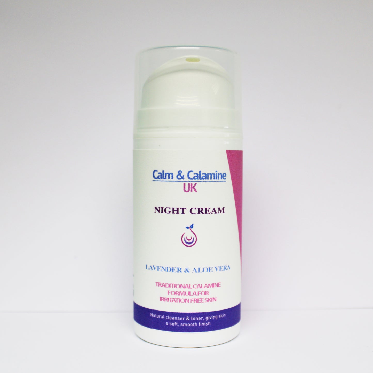 Calm & Calamine UK Night Cream | Lavender & Aloe Vera Calming Cream 100ml